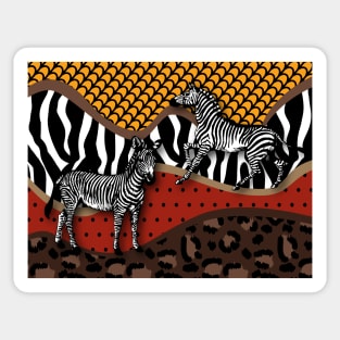 Zebra Safari Sticker